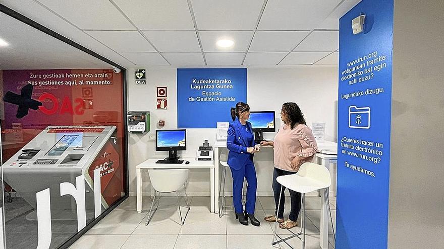 El nuevo espacio habilitado en el SAC para la asistencia en la realización de trámites electrónicos. | FOTO: N.G.