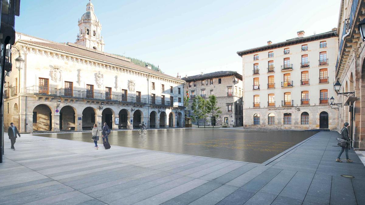 Así quedará la plaza San Martín tras su reforma.