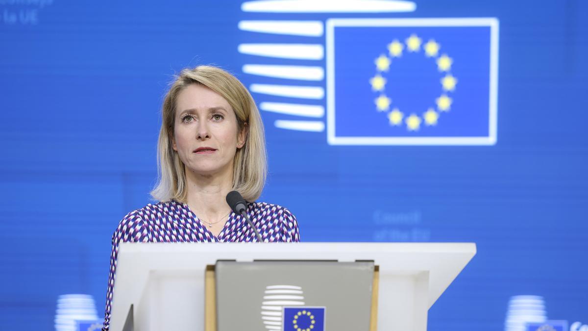La Alta Representante de la Unión Europea para Política Exterior, Kaja Kallas.