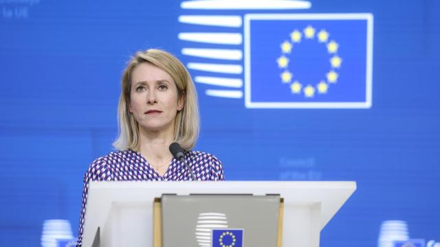 La Alta Representante de la Unión Europea para Política Exterior, Kaja Kallas.