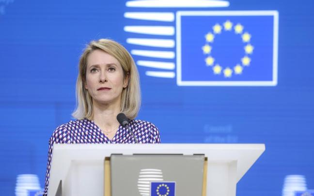 La Alta Representante de la Unión Europea para Política Exterior, Kaja Kallas.