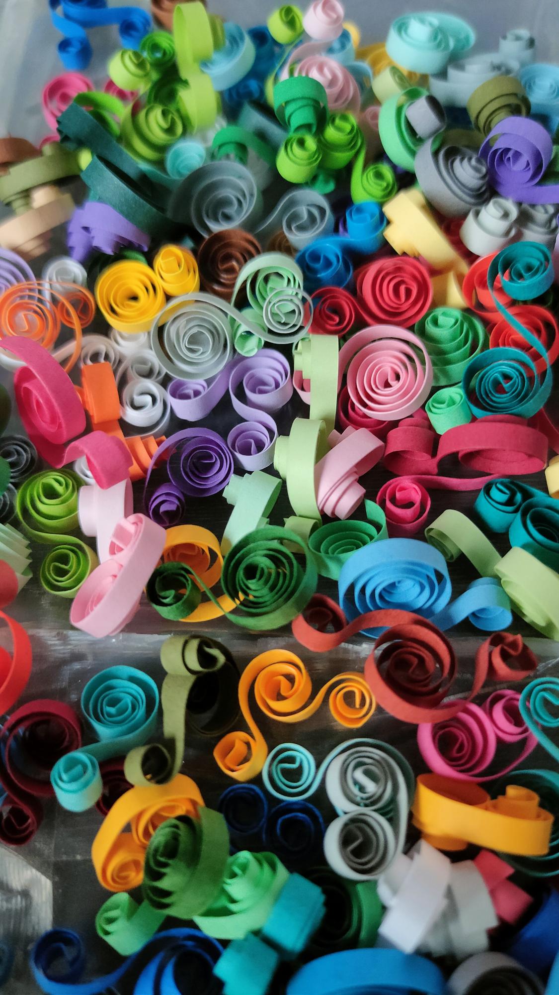 Feliba utiliza tiras de papel de 3mm de espesor.