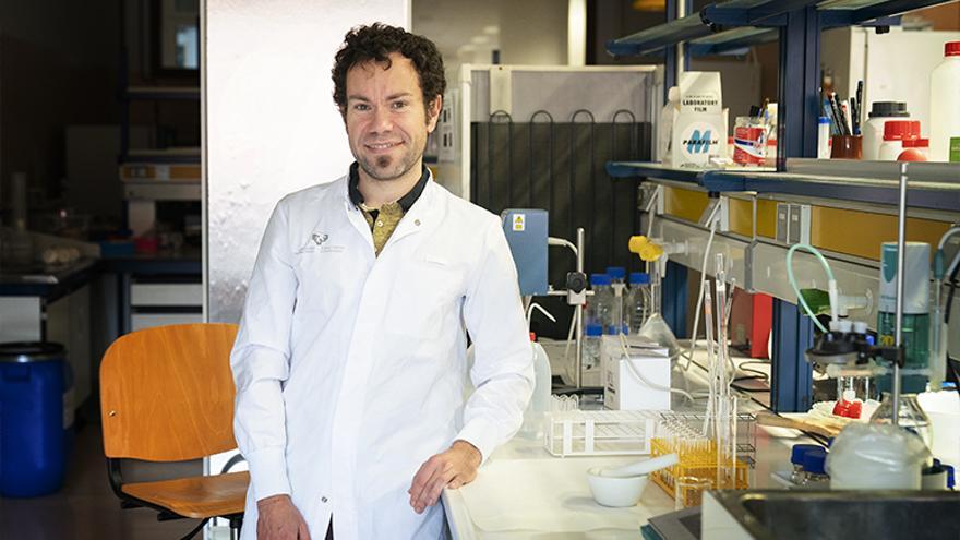 Jonatan Miranda G&oacute;mez, farmac&eacute;utico de la UPV/EHU e investigador del grupo Gluten 3S.