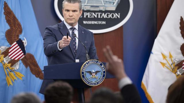 El secretario de Guerra de Estados Unidos, Pete Hegseth.