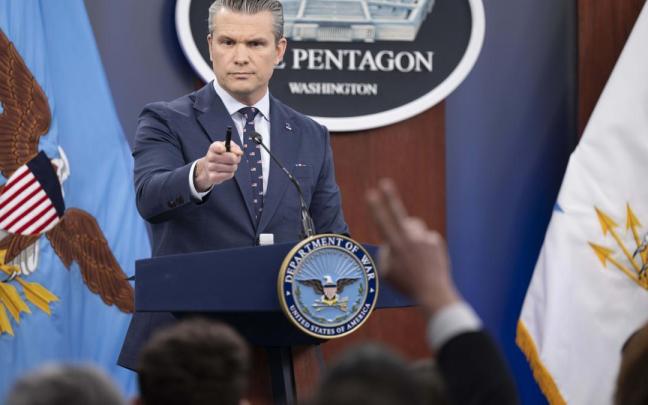El secretario de Guerra de Estados Unidos, Pete Hegseth.