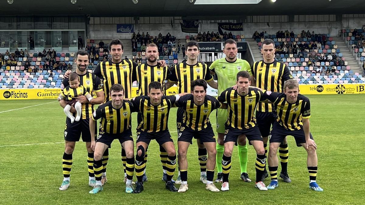 Último equipo titular del Barakaldo CF previo a la disputa del play-off de ascenso a la Primera RFEF