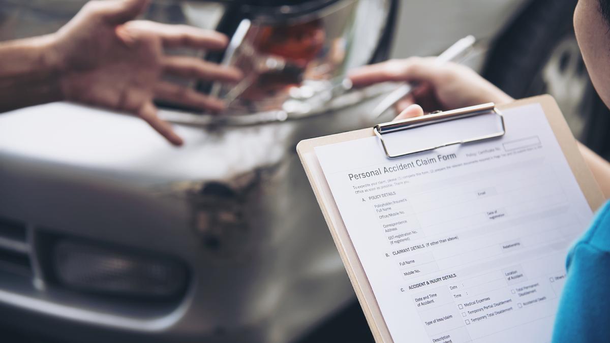 Parte amistoso en un accidente de tráfico