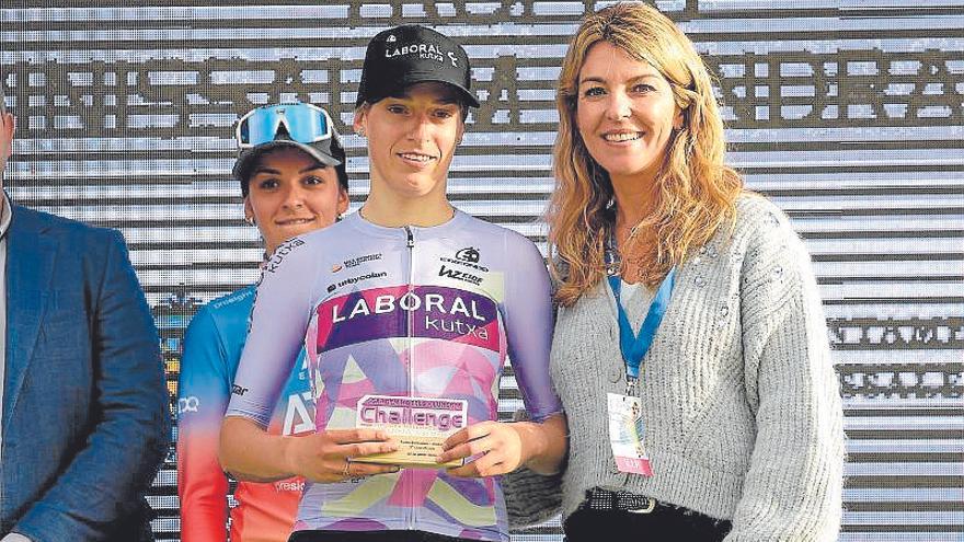 Quagliotto fue el lunes tercera en Mallorca. | FOTO: FUNDACIÓN EUSKADI / SPRINT CYCLING