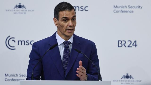 Pedro Sánchez en la Conferencia de Seguridad de Múnich