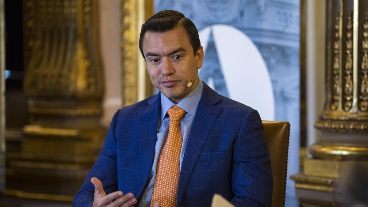 El presidente de Ecuador, Daniel Noboa, en una foto de archivo.