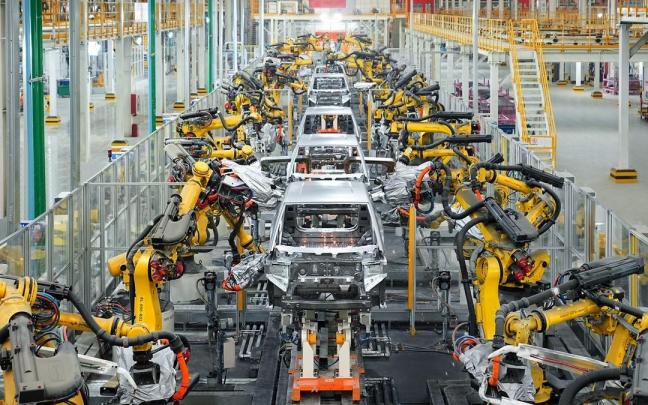 Fábrica de coches de la compañía china BYD.