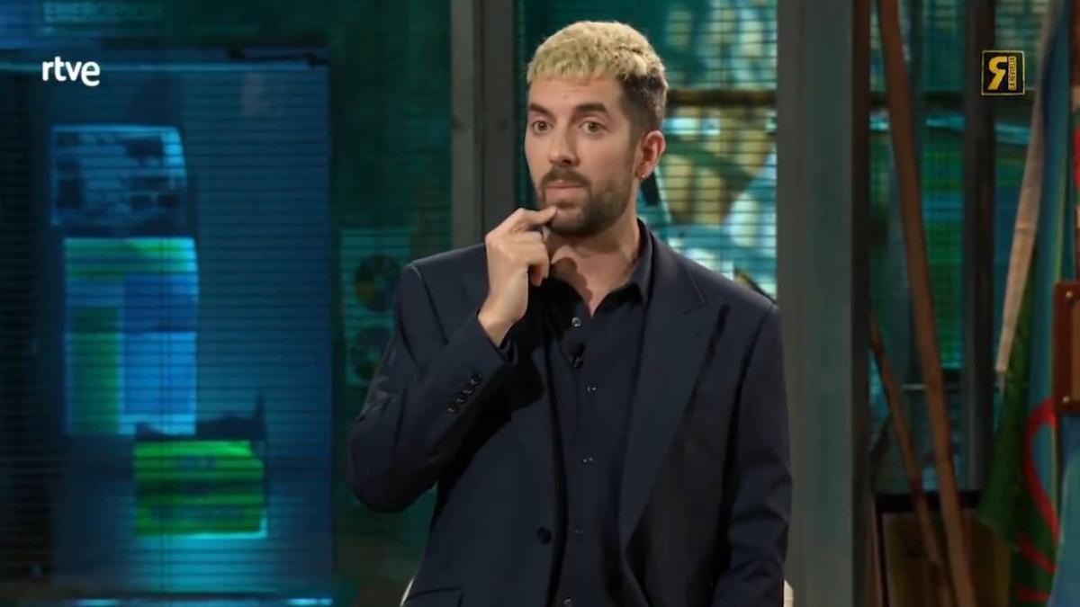 David Broncano durante la emisión de 'La Revuelta'