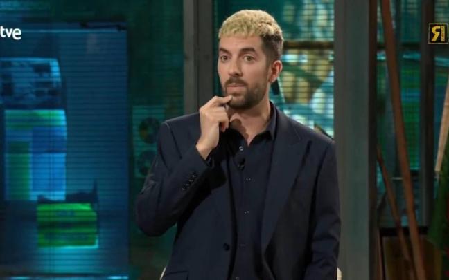 David Broncano durante la emisión de 'La Revuelta'