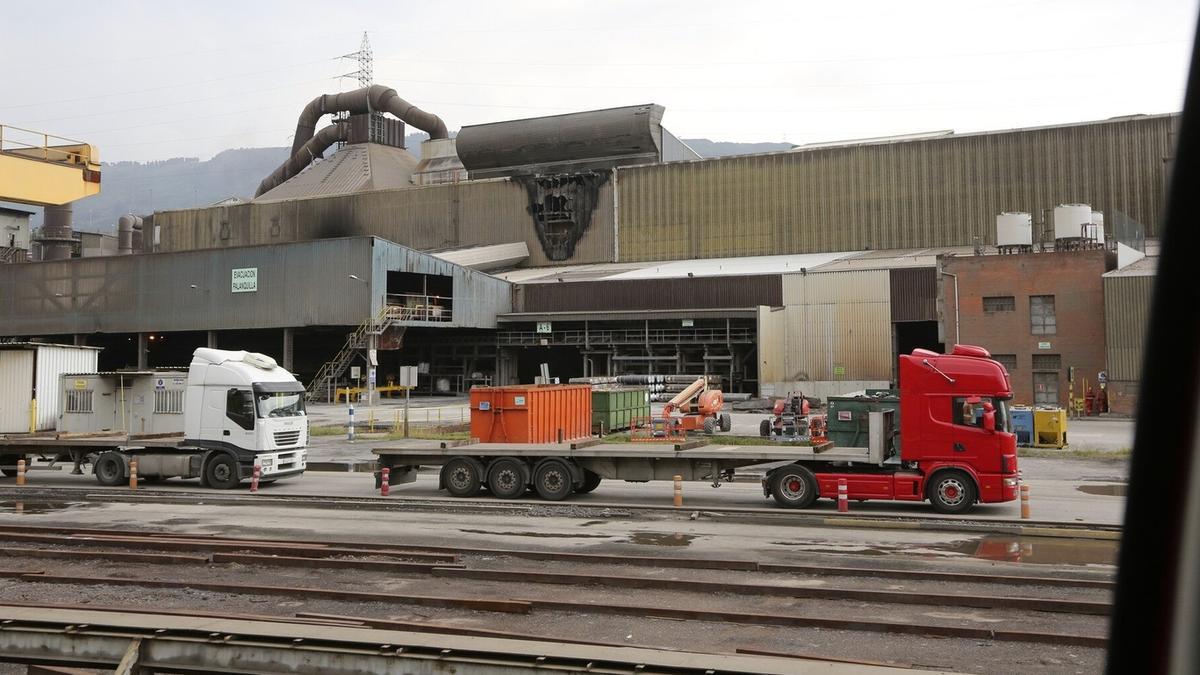 Imagen de Nervacero, la planta de Celsa en Bizkaia.