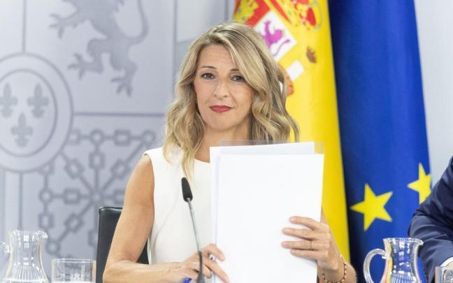 La vicepresidenta segunda y ministra de Trabajo y Economía Social, Yolanda Díaz