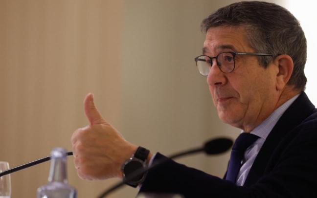 El portavoz del PSOE en el Congreso, Patxi López protagoniza un almuerzo informativo en Madrid. / EFE El portavoz del PSOE en el Congreso, Patxi López protagoniza un almuerzo informativo en Madrid.