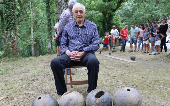 El veterano Esteban Ozerinjauregi, de 89 años, no faltará a la cita con el Campeonato entre Cofradías de Zeanuri