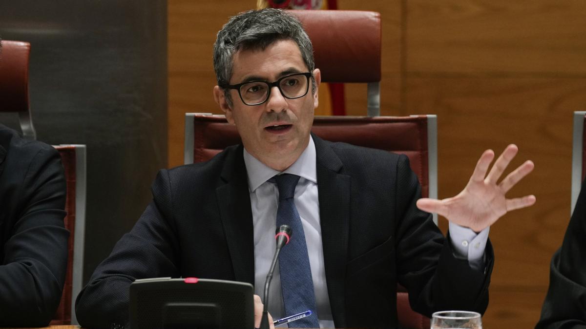 El ministro de la Presidencia, Justicia y Relaciones con las Cortes, Félix Bolaños