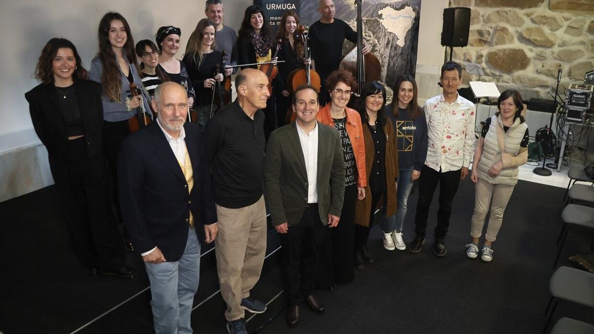 Presentación de Urmuga 2023, en Donostia.