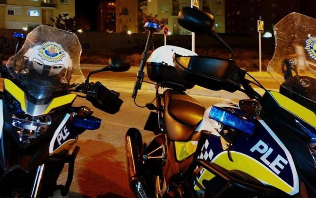 Motos de la Policía Local de Elda.