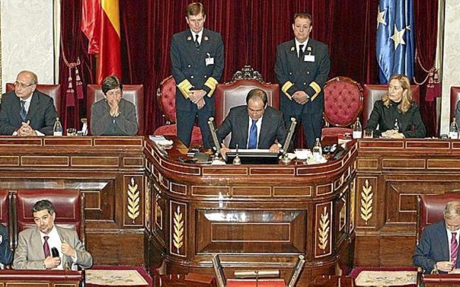 Imagen de la composición de la Mesa del Congreso de la IX Legislatura (2008-2011), donde el jeltzale José Ramón Beloki fue secretario segundo. | FOTO: CONGRESO.ES