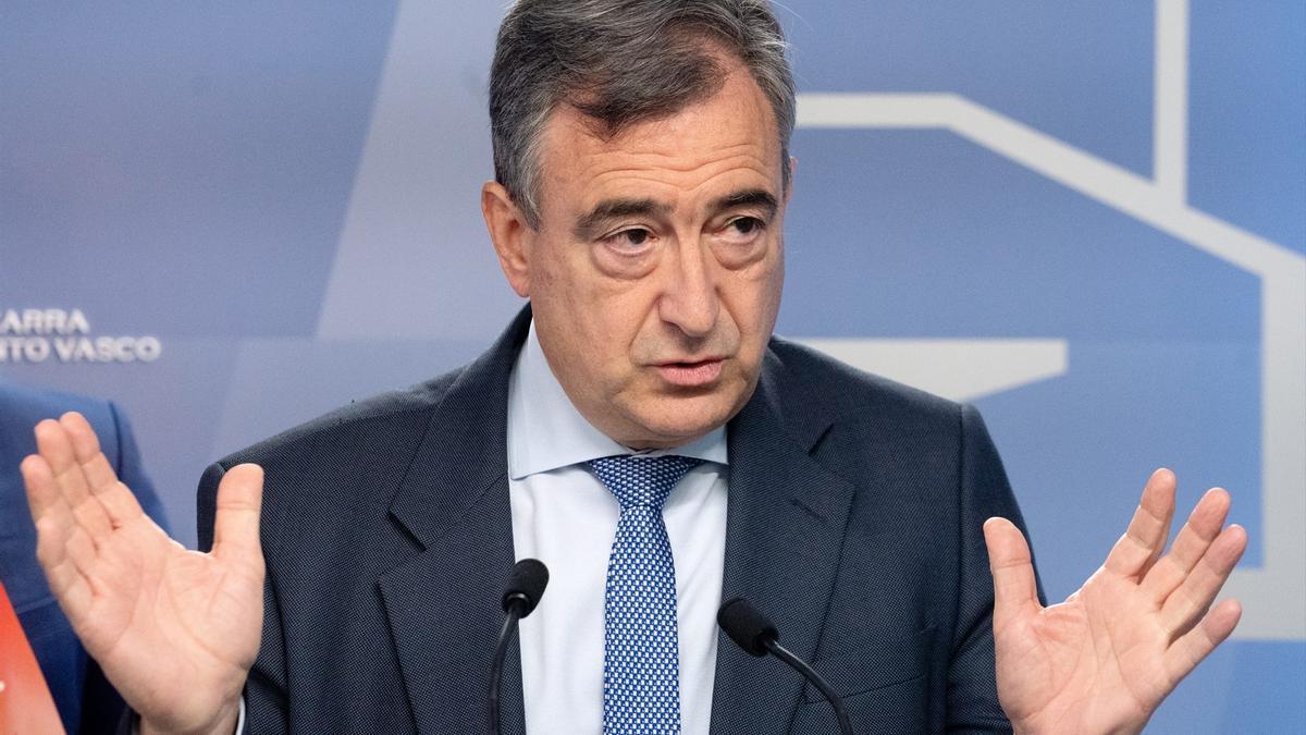 El presidente del EBB del PNV, Aitor Esteban.