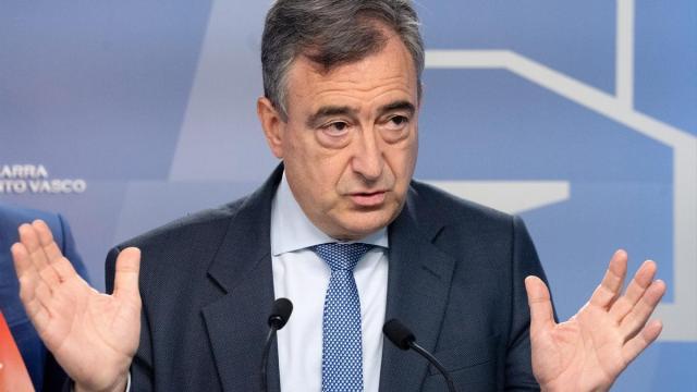 El presidente del EBB del PNV, Aitor Esteban.