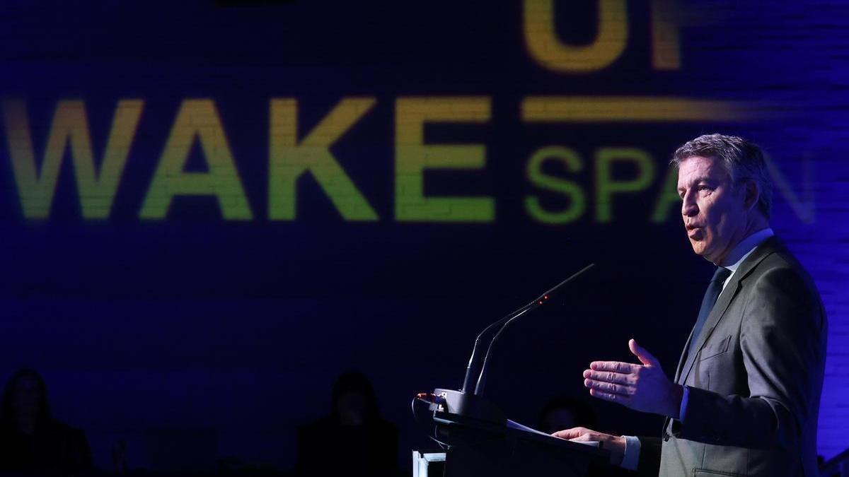 El presidente del PP, Alberto Núñez Feijóo, participa en la cuarta jornada de la quinta edición del foro 'Wake Up, Spain 2025!.