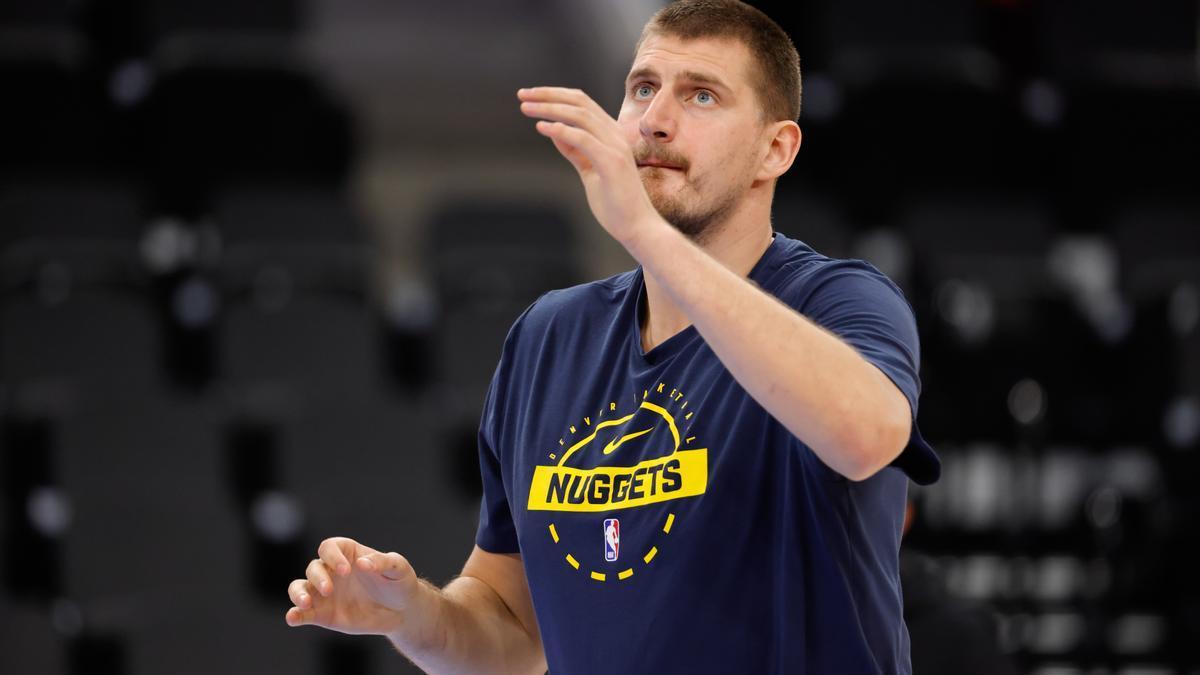 El serbio Nikola Jokic, tres veces elegido mejor jugador de la NBA.