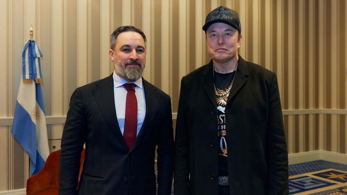 El presidente de Vox, Santiago Abascal, ha mantenido un encuentro con el magnate Elon Musk en Washington, en el contexto de la 'Conservative Party Action Conference' (CPAC), la cumbre de conservadores en Estados Unidos