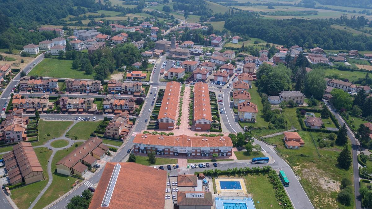 Vista aérea de Zuia.