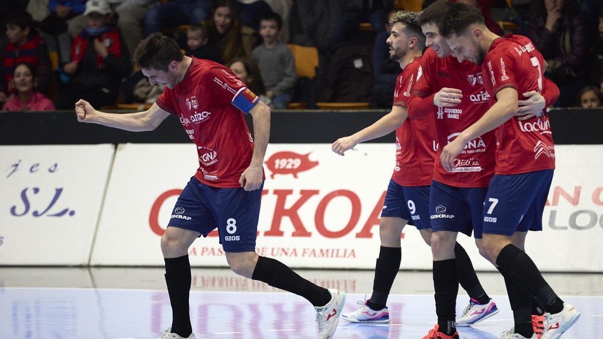 Martil celebra un gol este último partido antes de la grave lesión