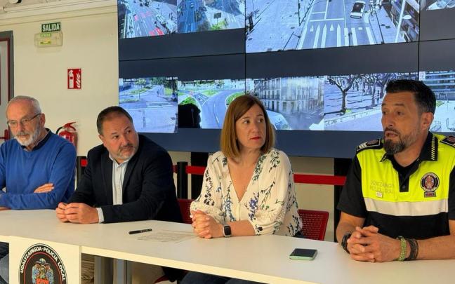 De izquierda a derecha: Iñigo Echepare, Iñigo Bergés, Cristina Laborda e Ismael Alagón