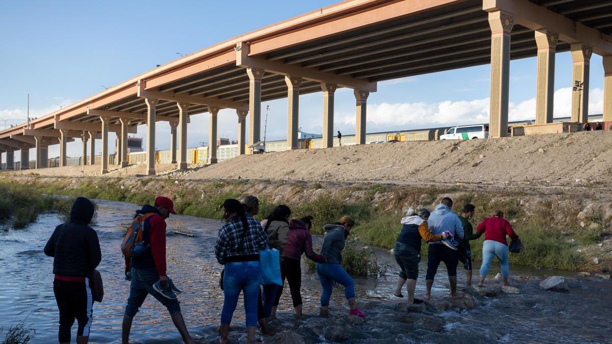 Imagen de archivo de migrantes venezolanos tratando de llegar EEUU.