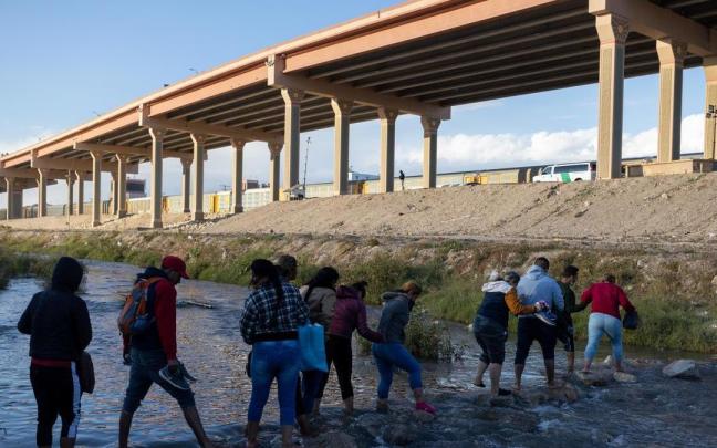 Imagen de archivo de migrantes venezolanos tratando de llegar EEUU.