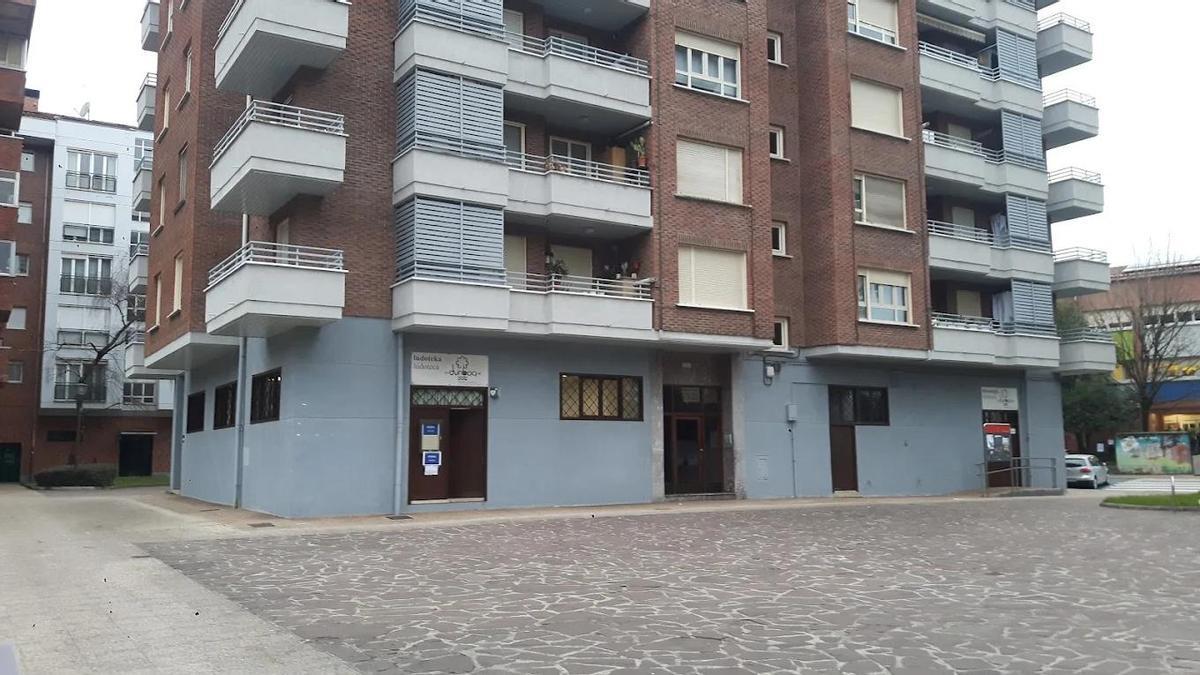 Foto del exterior de la Biblioteca Dumboa de Irun.