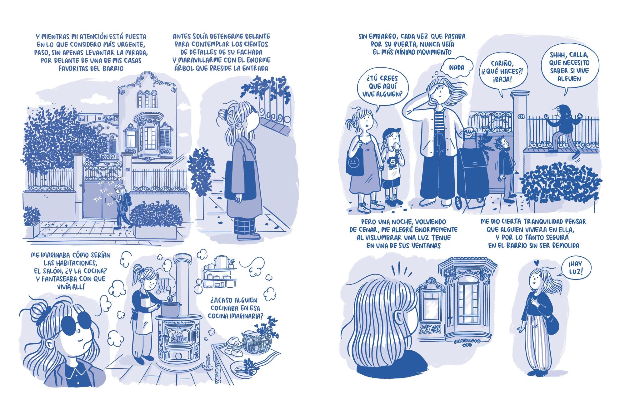 Viñetas de su nueva novela gráfica ‘Hoy’.