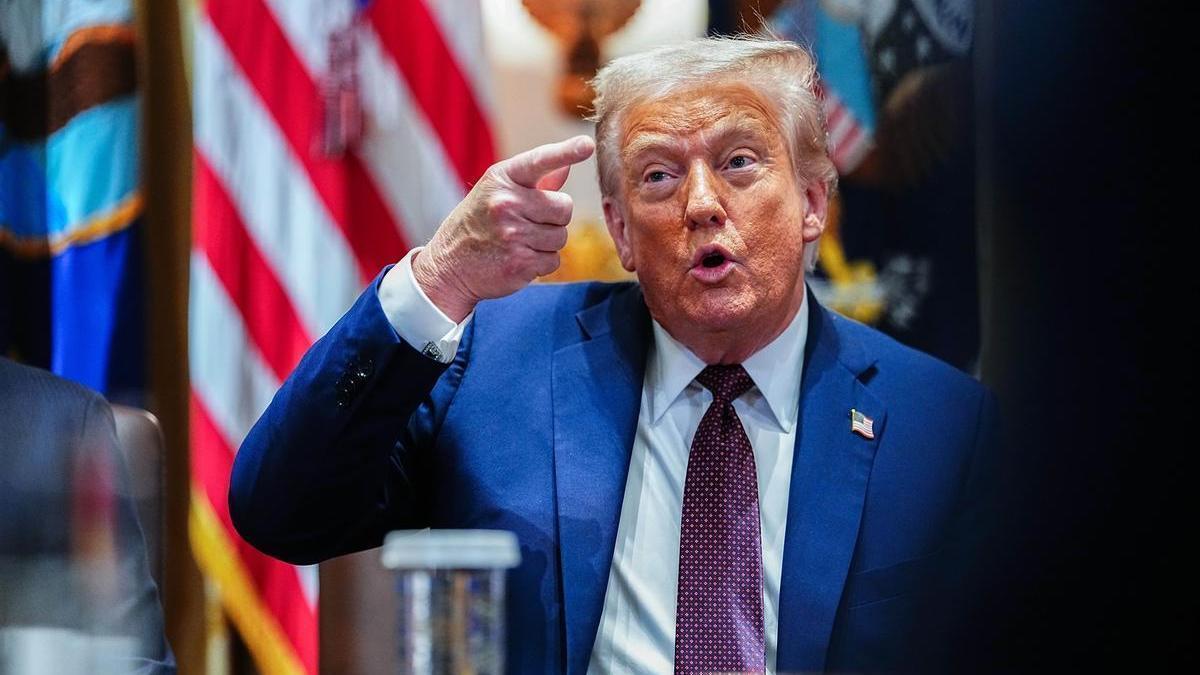 El presidente de Estados Unidos, Donald Trump, en la Casa Blanca.