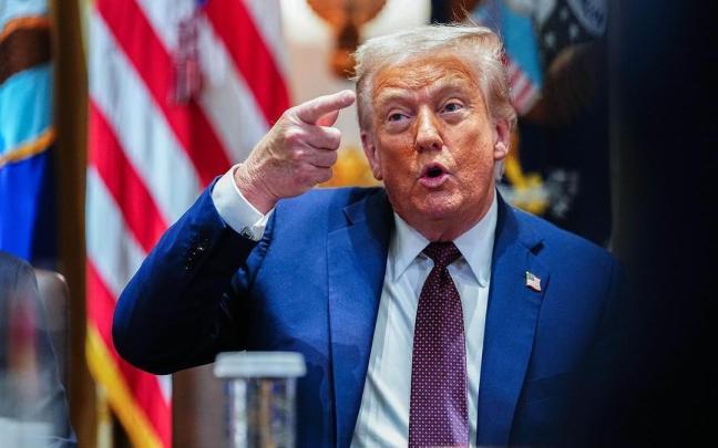 El presidente de Estados Unidos, Donald Trump, en la Casa Blanca.