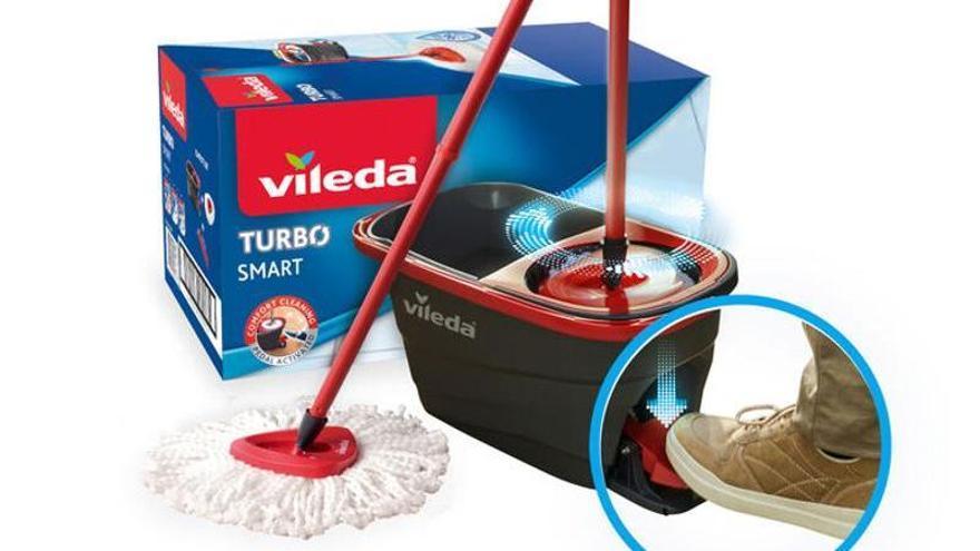 El kit Vileda Turbo de mopa y cubo de Leroy Merlin