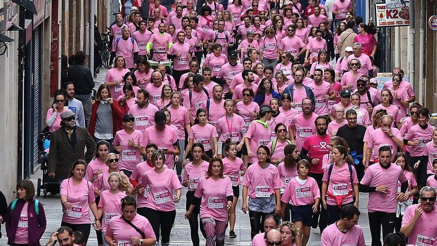 Imagen de archivo de la Carrera Contra el Cáncer de Mama de Pamplona