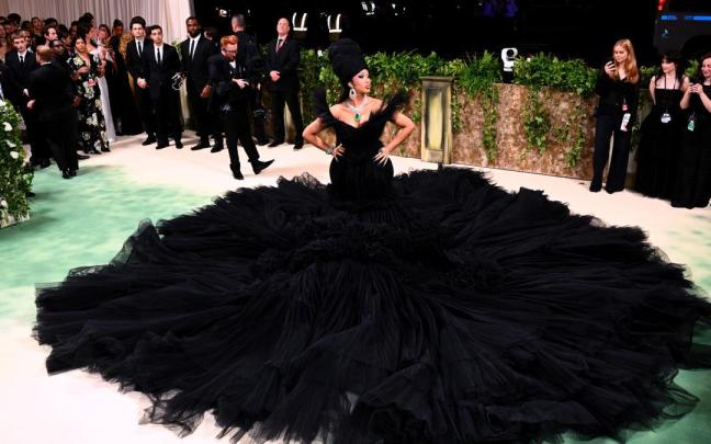 Cardi B, durante una anterior edición de la MET Gala.