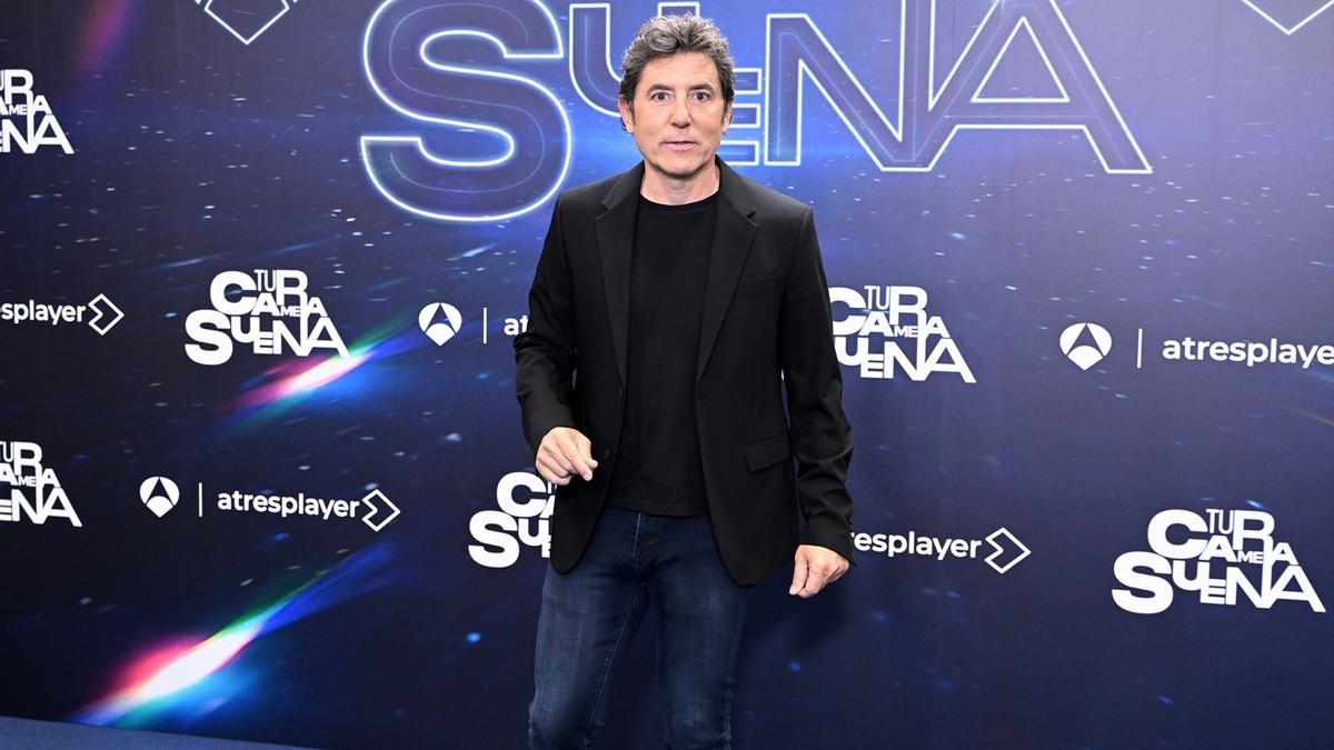 Manel Fuentes posa durante la presentación de la nueva edición de 'Tu cara me suena'