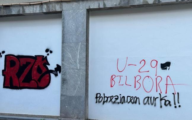 Pintadas aparecidas recientemente en el municipio
