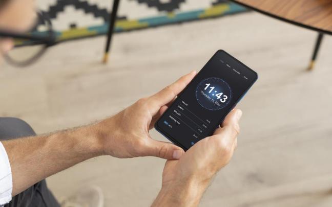 Inicio de pantalla de un movil