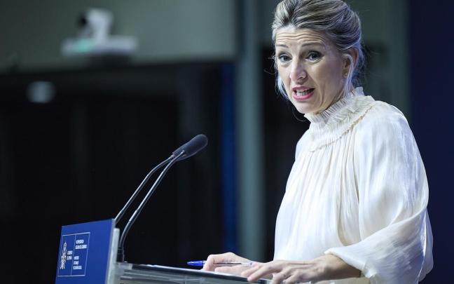 La vicepresidenta segunda y ministra de Trabajo y Economía Social, Yolanda Díaz.