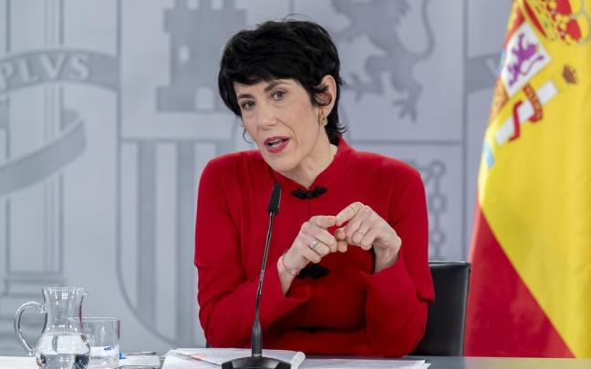 La ministra de Seguridad Social, Inclusión y Migraciones y nueva portavoz del Gobierno, Elma Saiz