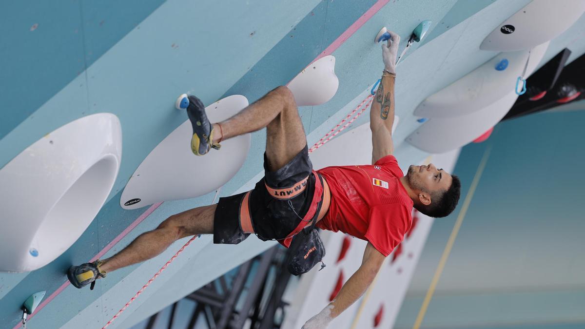 Alberto Ginés en la prueba de dificultad.