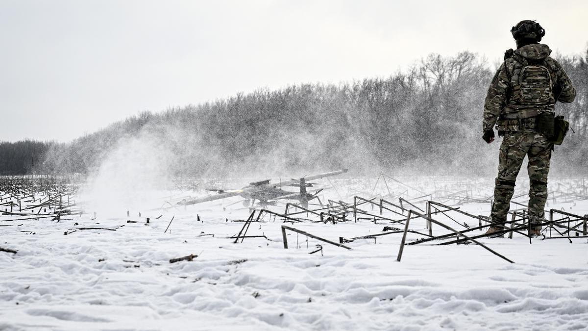 Imagen de archivo de un ataque a una refinería de petróleo rusa