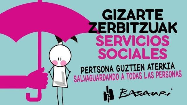 El paraguas de los Servicios Sociales de Basauri ofrece cobijo a familias en riesgo de desprotección o de exclusión social / Ayuntamiento de Basauri El paraguas de los Servicios Sociales de Basauri ofrece cobijo a familias en riesgo de desprotección o de exclusión social